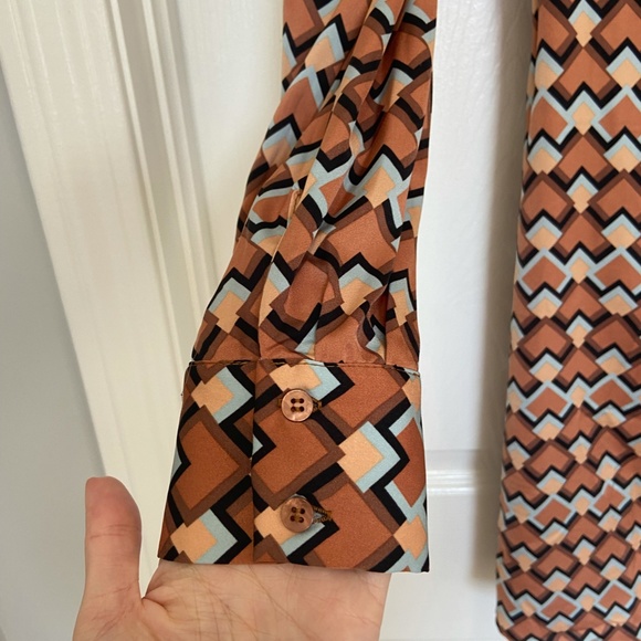 Mango Leonarda Satin Mini Dress NWT - Picture 6 of 12